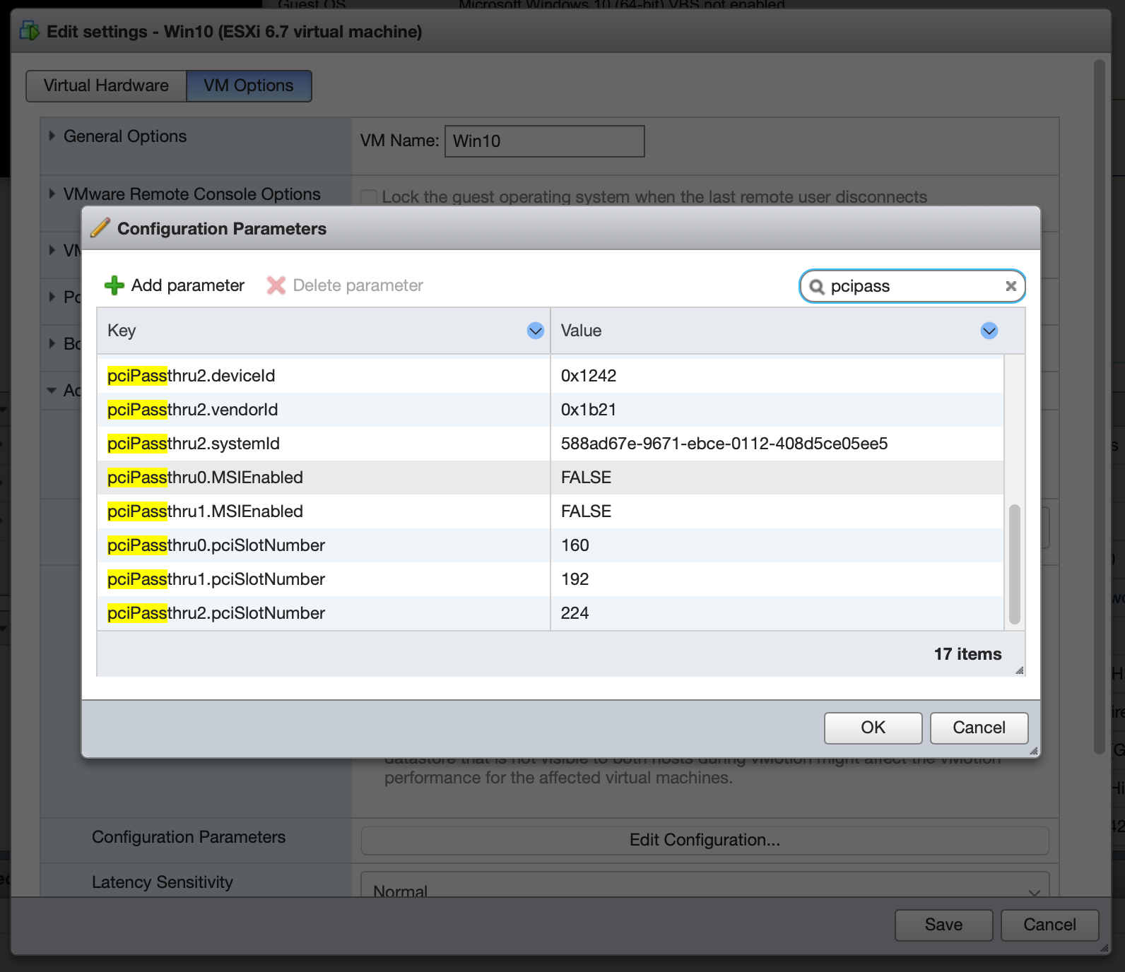 VMware ESXi: Hosts crash during VM shutdown with PCI passthrough